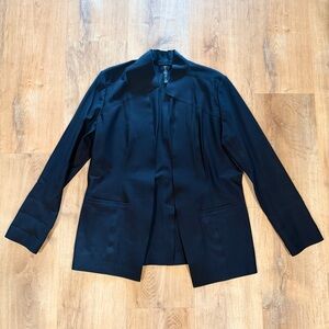 Athleta Cosmic Blazer – Black Structured Performance Jacket (Size 16)